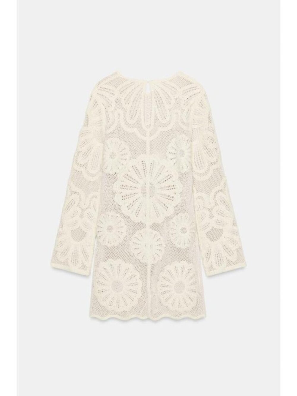 ZARA CROCHET SHORT DRESS - Picture 9 of 10